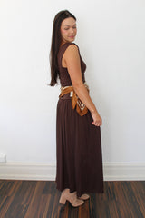 Ruched Side Sleeveless Dress