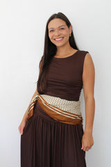 Ruched Side Sleeveless Dress
