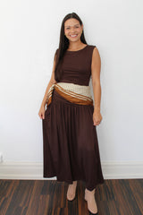 Ruched Side Sleeveless Dress