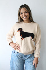 Dachshund Knit Sweater