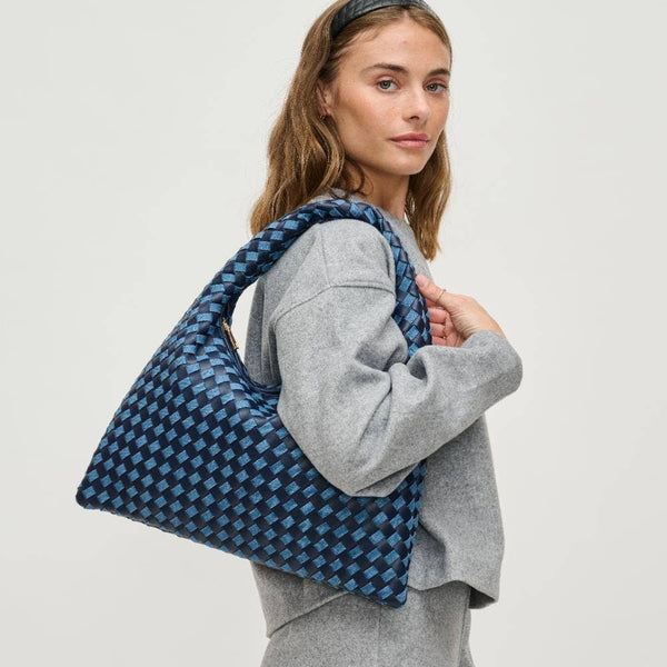 Leah Woven Hobo Purse