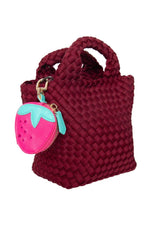 Strawberry Coin Purse Keychain