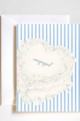 Engaged Cake Card