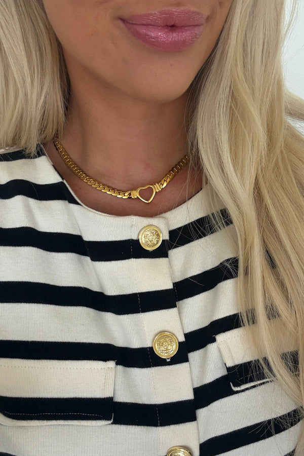 Small Open Heart Necklace