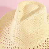 Woven Straw Western Sun Hat