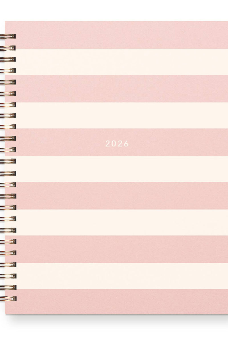 2026 Striped Dated Planner