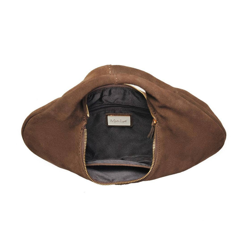 Farrah Suede Leather Hobo Purse