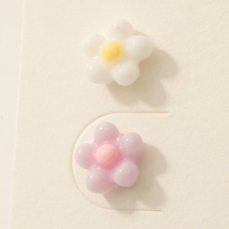 Flower Stud Earrings Set