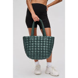 Breakaway - Quilted Puffer Nylon Tote