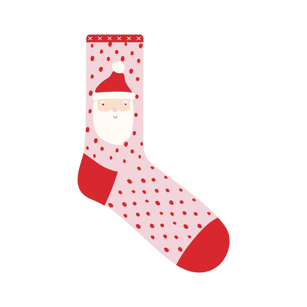 Whimsy Santa Head Socks