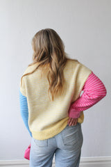Color Block Stripe Sweater