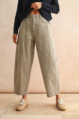 Cori Checker Barrel Pants
