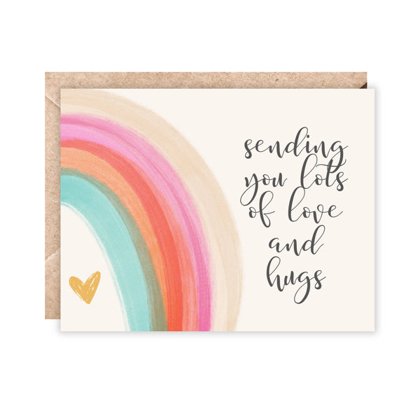 Sending You Lots of Love and Hugs Greeting Card