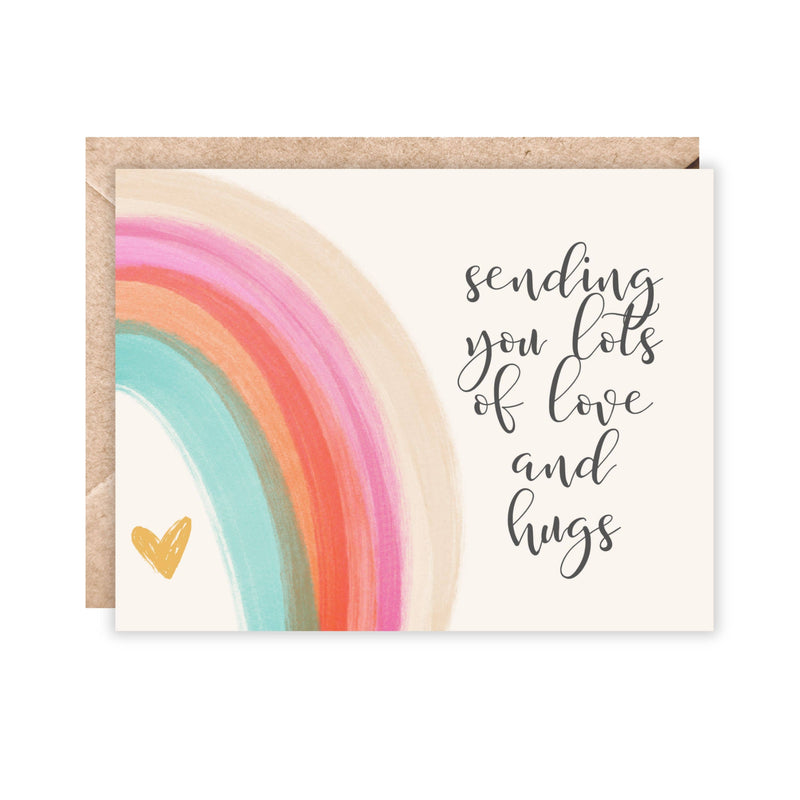 Sending You Lots of Love and Hugs Greeting Card