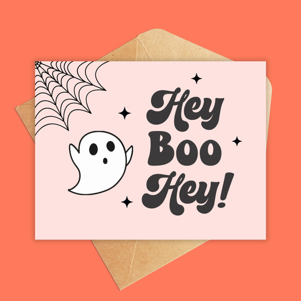 Hey Boo Hey Halloween Card