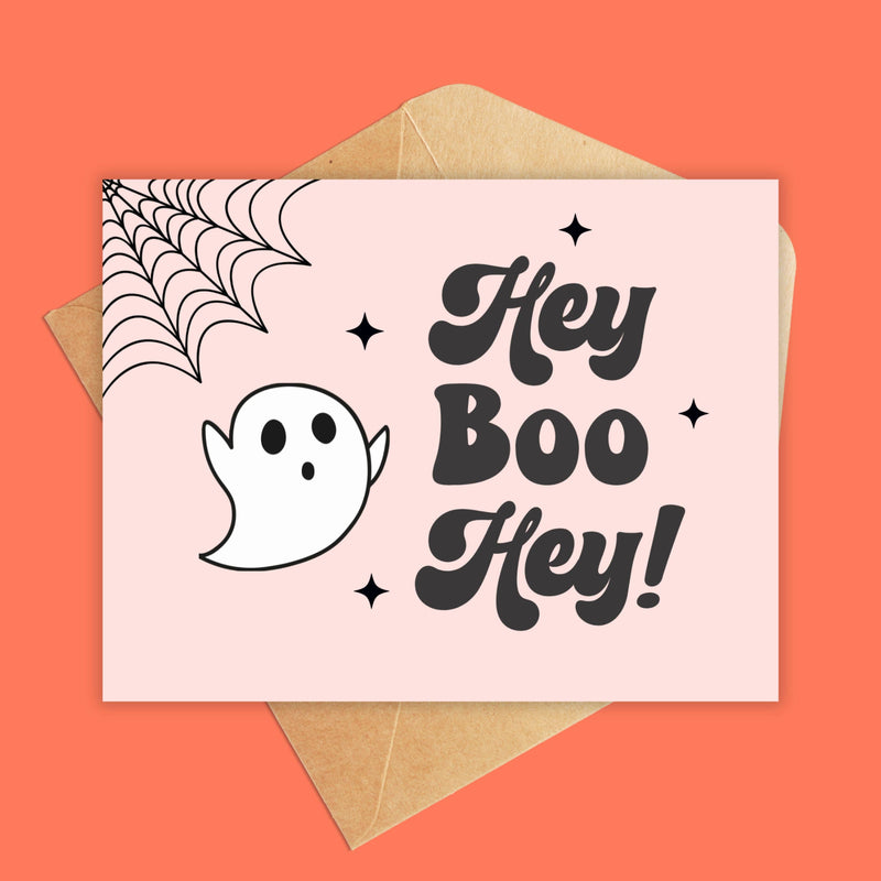 Hey Boo Hey Halloween Card