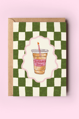 Birthday Brew Iced Coffee Card