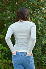 Linnie Contrast Long Sleeve