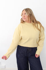 Seam Detail Round Neck Sweater