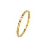 Gold Tennis Bangle
