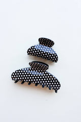 Black & White Polka Dot Claw