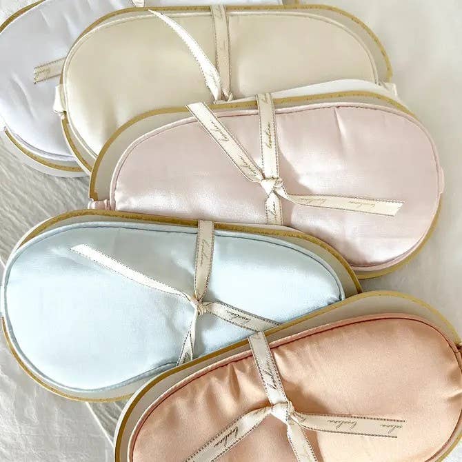 Silky Satin Sleep Eye Masks with Ribbon