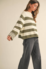 Striped Sweater Top