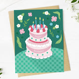 Happy Birthday Cake Card