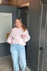 Striped Drop Shoulder Sweater