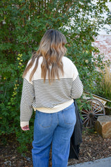 Nora Stripe Knitted Top