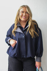 GREYLIN Livia Oversized Soft Denim Style Jacket