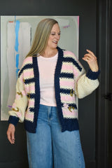 Dahlia Pink Cardigan