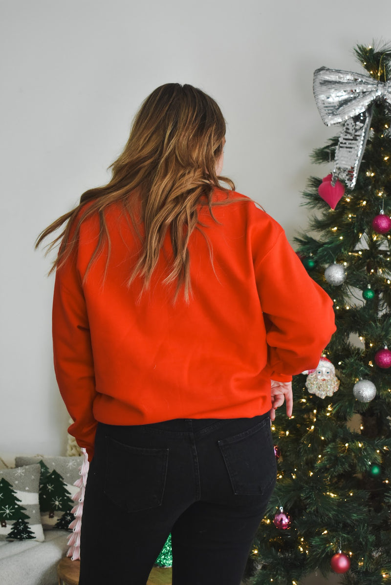 Merry Bow Christmas Sweatshirt