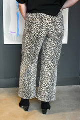 High Rise Vintage Straight Leopard