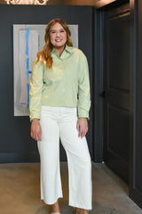 Sleek Rolled Sleeve Button Up