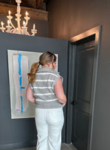 Beige Sloane Sweater Vest