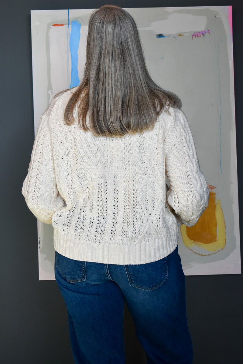 USA Cable Knit Sweater