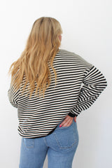 Loose Fit Cotton Sweater Top