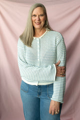 Coastal Stripe Cardigan