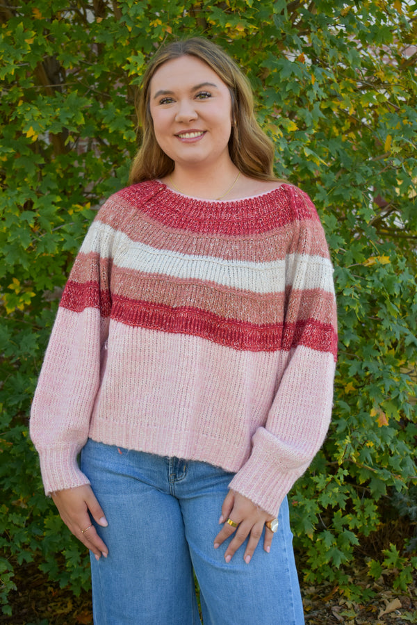 Mika Striped Chunky Sweater