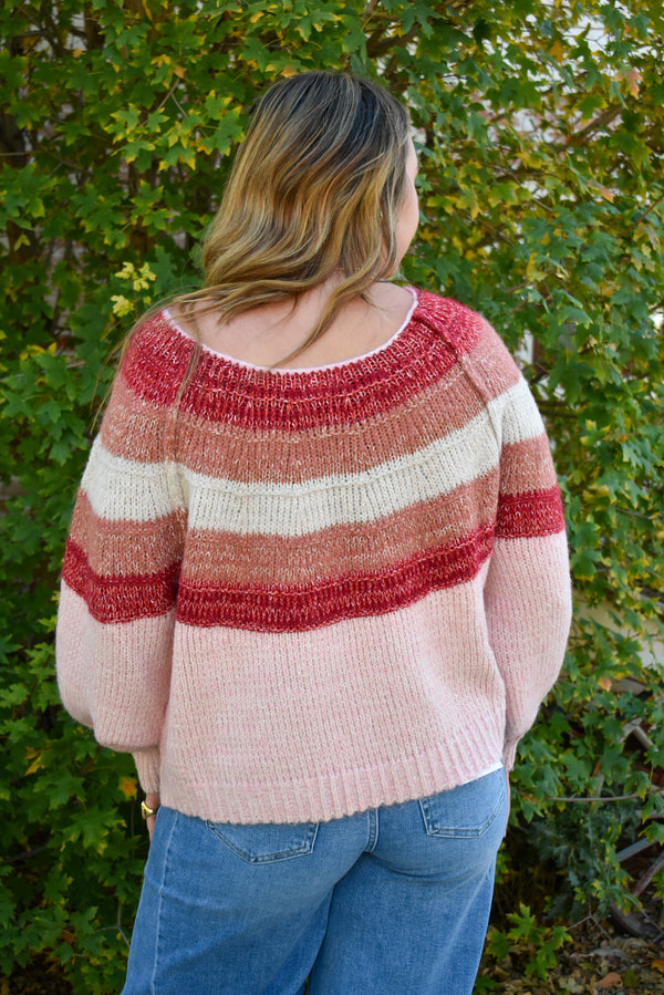 Mika Striped Chunky Sweater