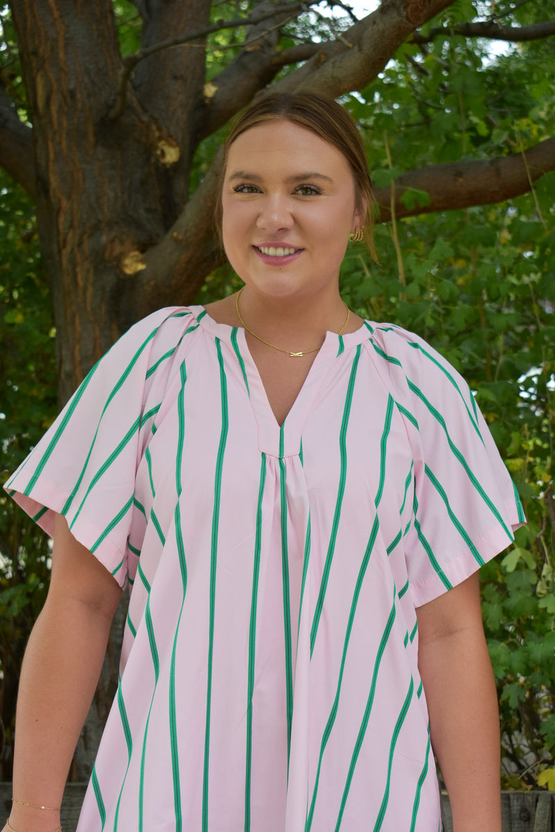 Carsen Stripe Mini Dress