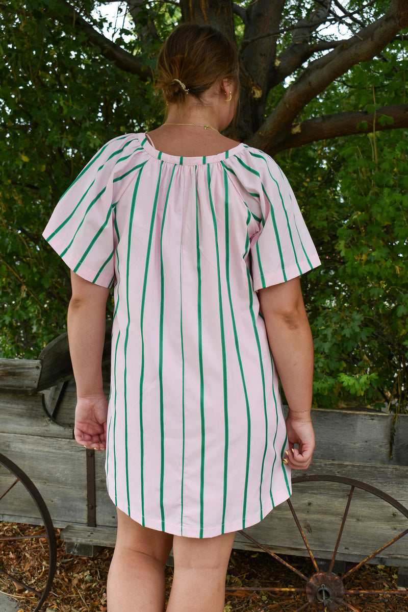 Carsen Stripe Mini Dress