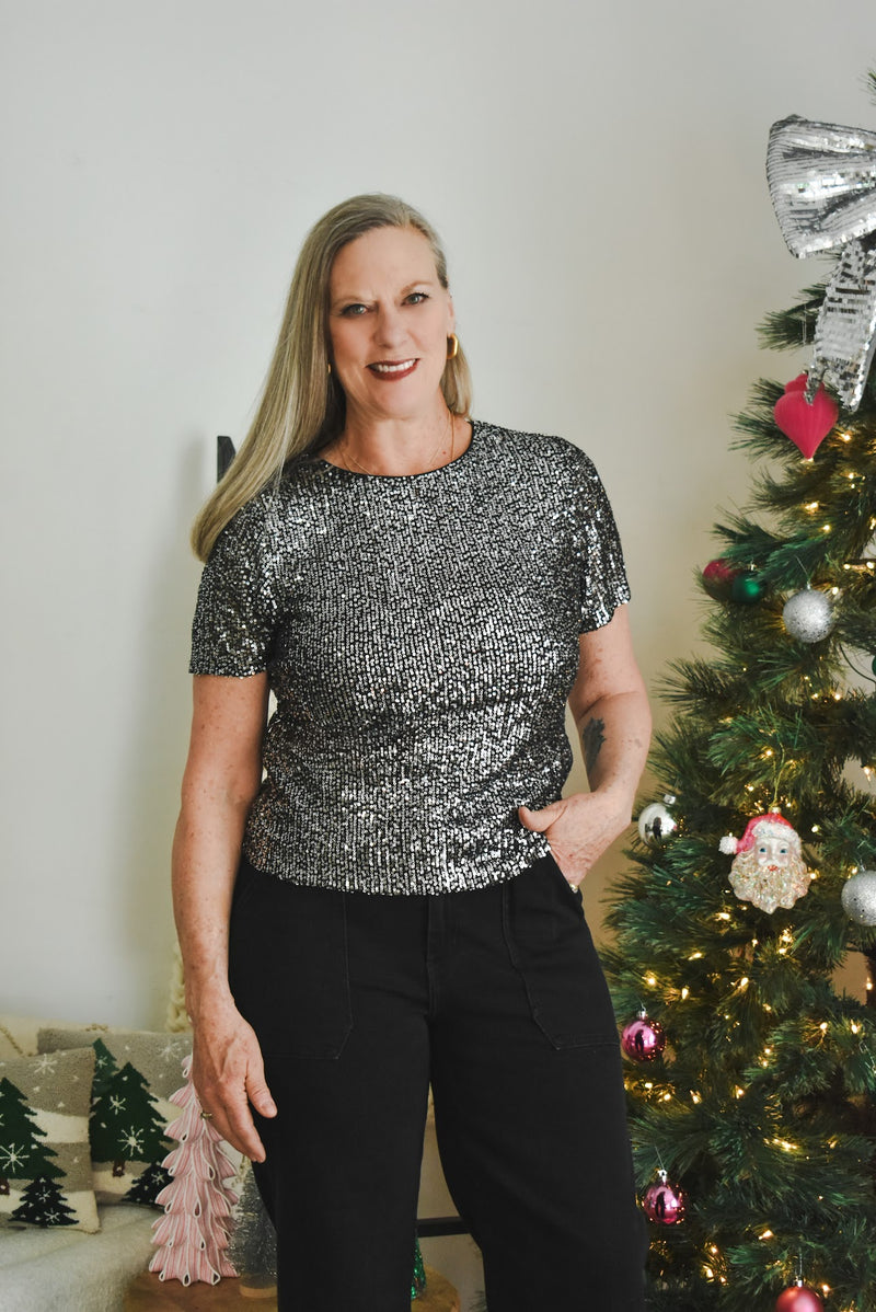 Willard Sequin Liny Top