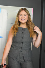 Ginnie Button Front Vest