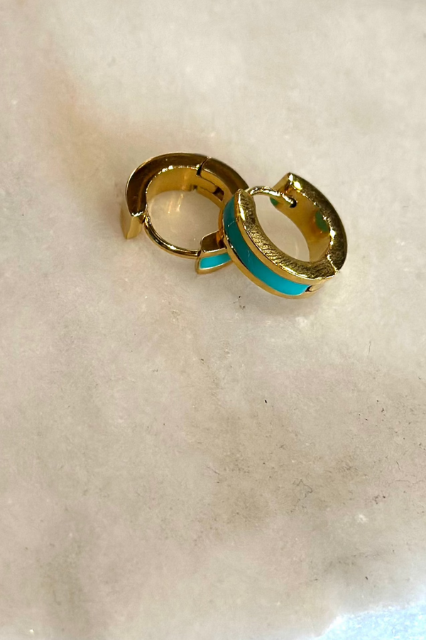 Etta Colored Hoop Earring