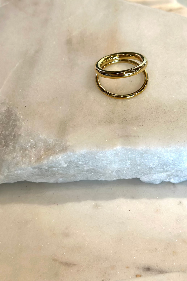 Harvey Classic Double Band Ring