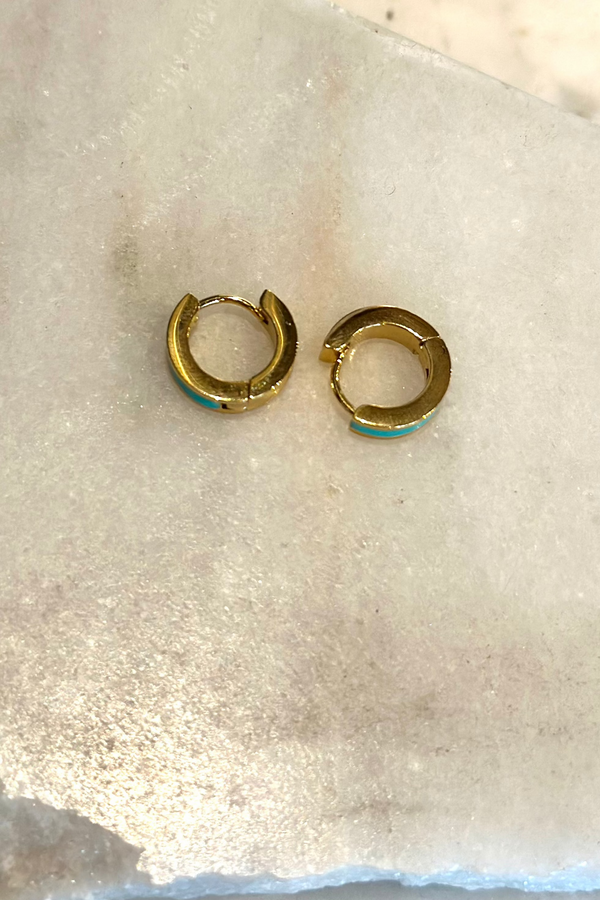Etta Colored Hoop Earring