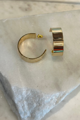 Flat Hoop Earrings