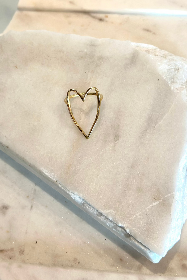 Gold Heart Ring